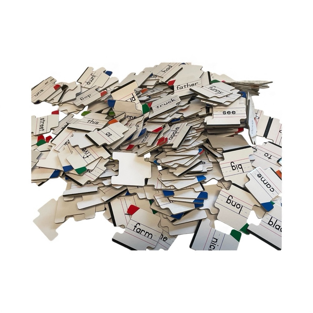 250 Sight Word Sentence Building Puzzle‎ Pieces Learning Set Homeschool Literacy